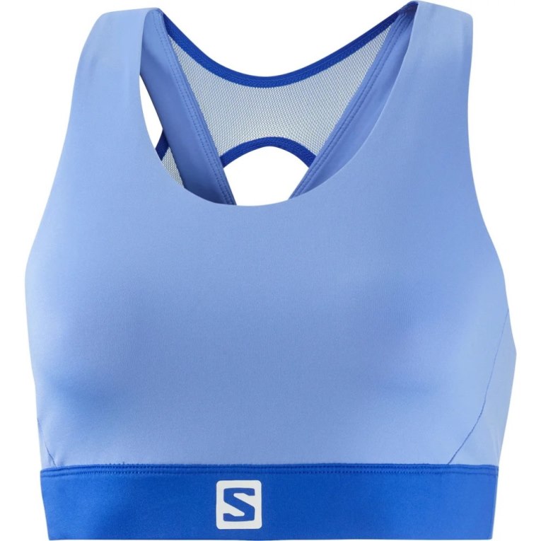 Salomon Cross Women's Run Bras Blue | CA 20O86